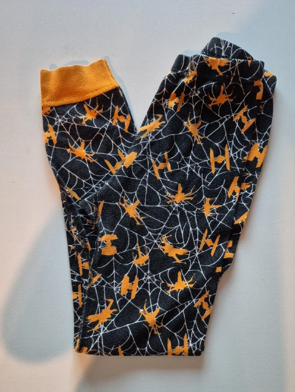 Hanna Andersson Star Wars Black & Orange Boys Pajamas 4 Pc Set
